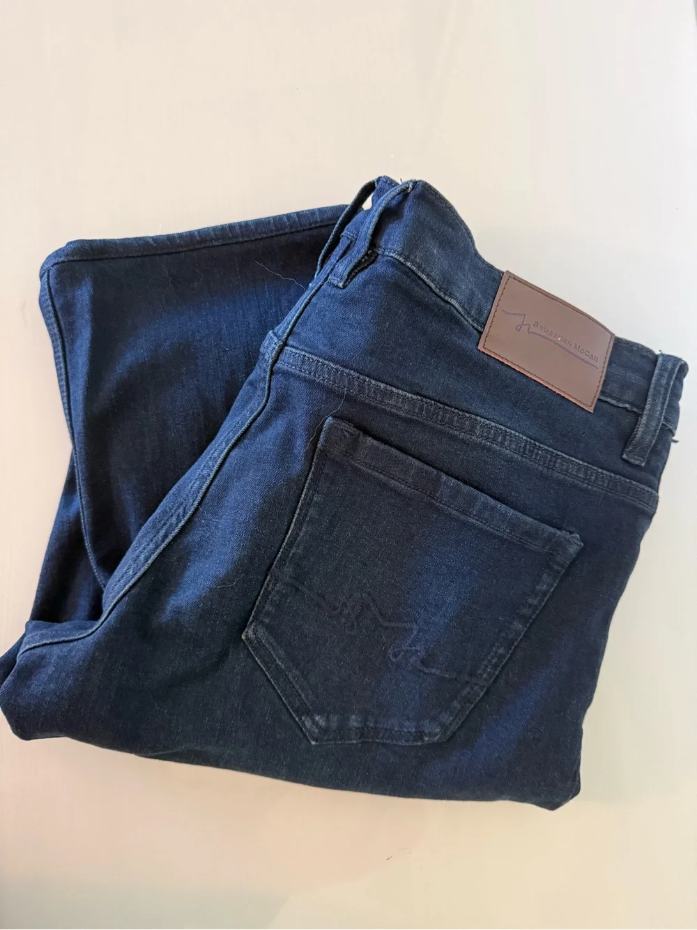 Slim Straight Men’s Jeans in Deep Indigo